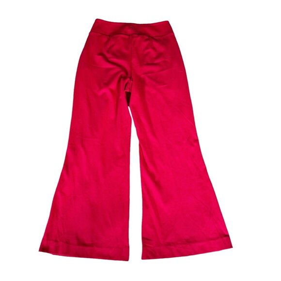 Athleta Red Wide Leg Pants - Picture 3 of 10